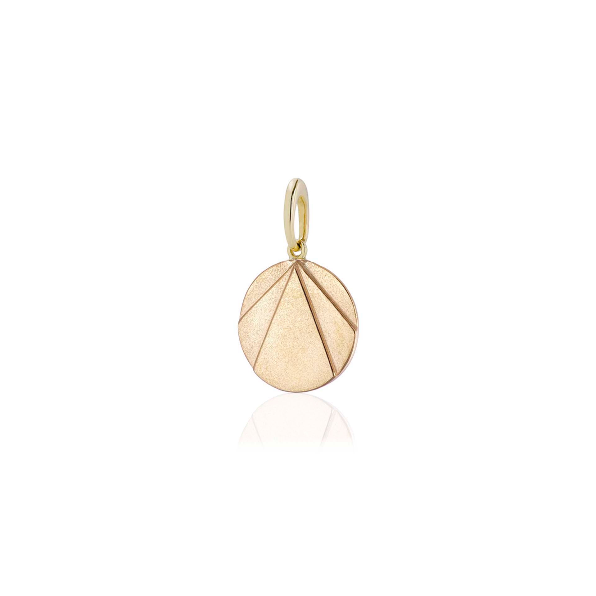 GOLD CHARM - HANDMADE EOS CHARM PENDANT image 0