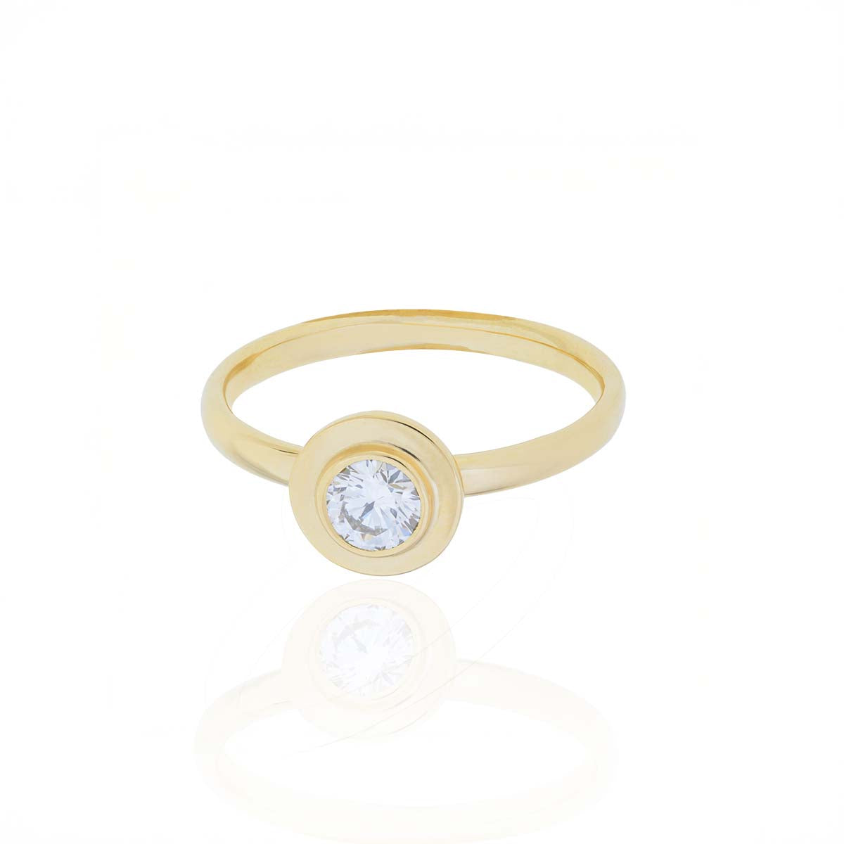 18ct CLASSIC DIAMOND RING image 2