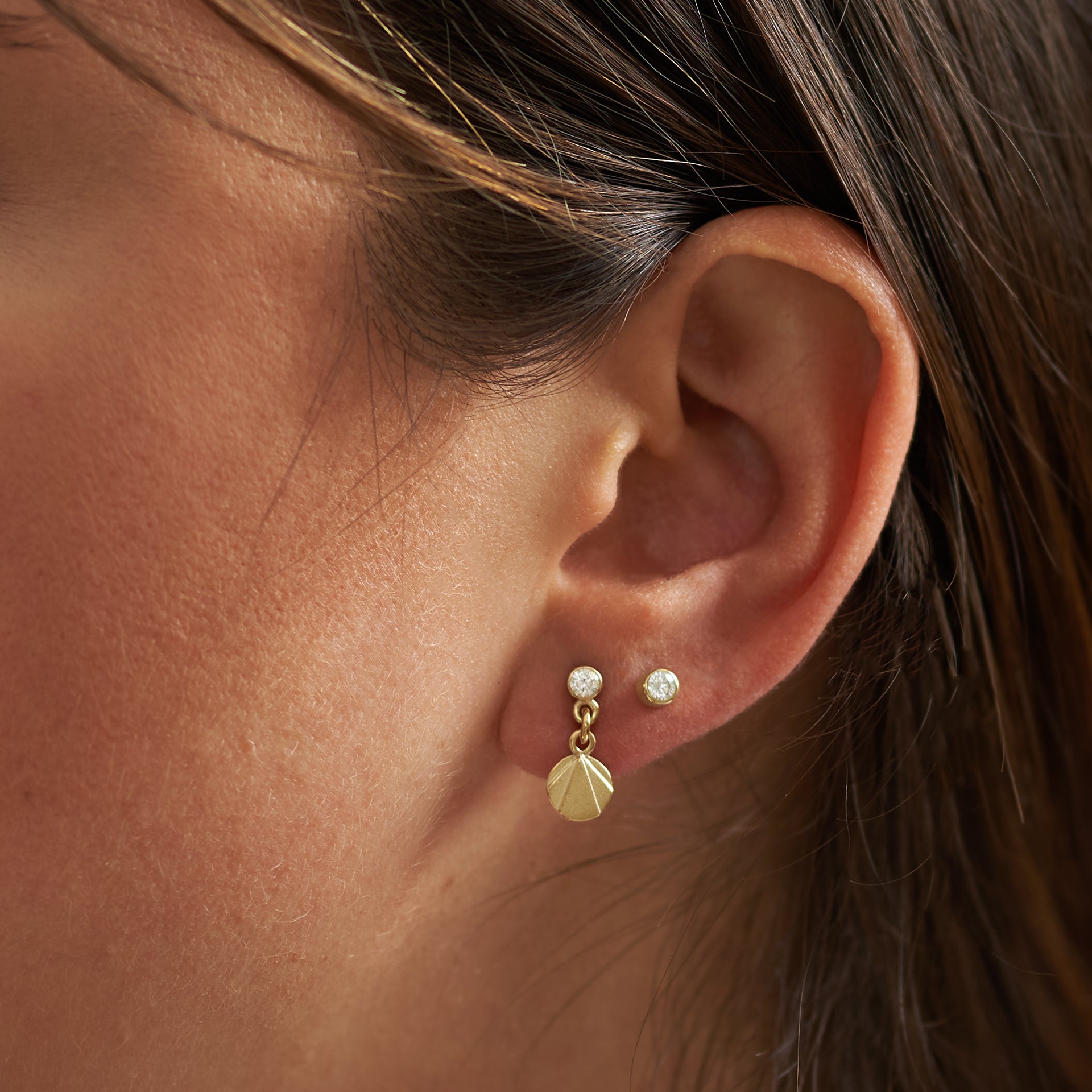 DIAMOND EOS DROP EARRINGS image 1