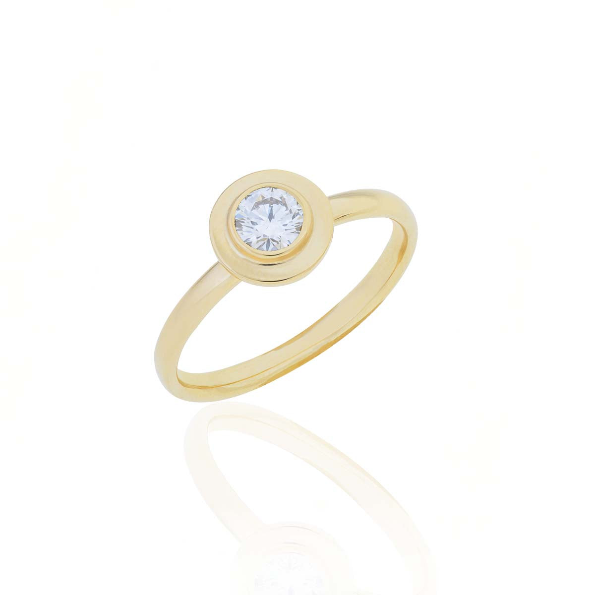 18ct CLASSIC DIAMOND RING image 0