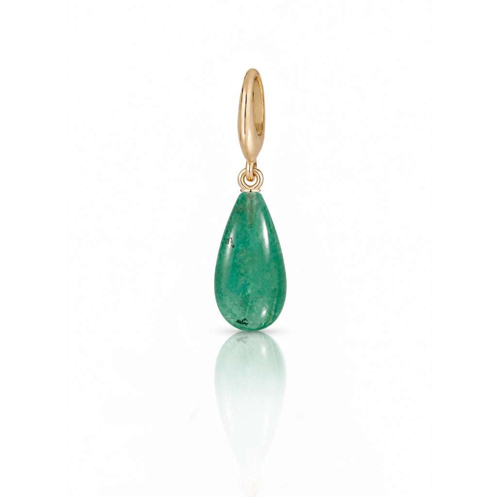 Emerald Droplet Charm