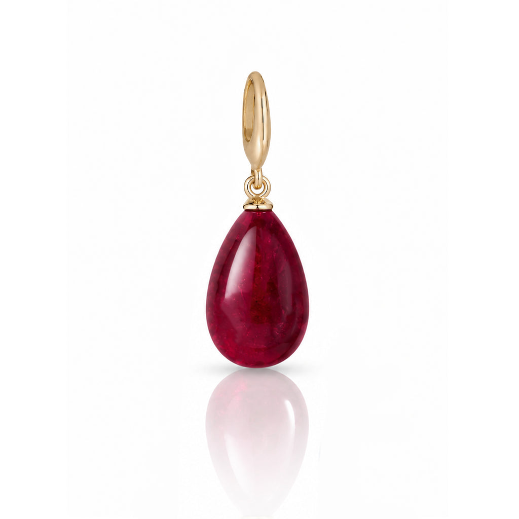 Ruby Droplet Charm