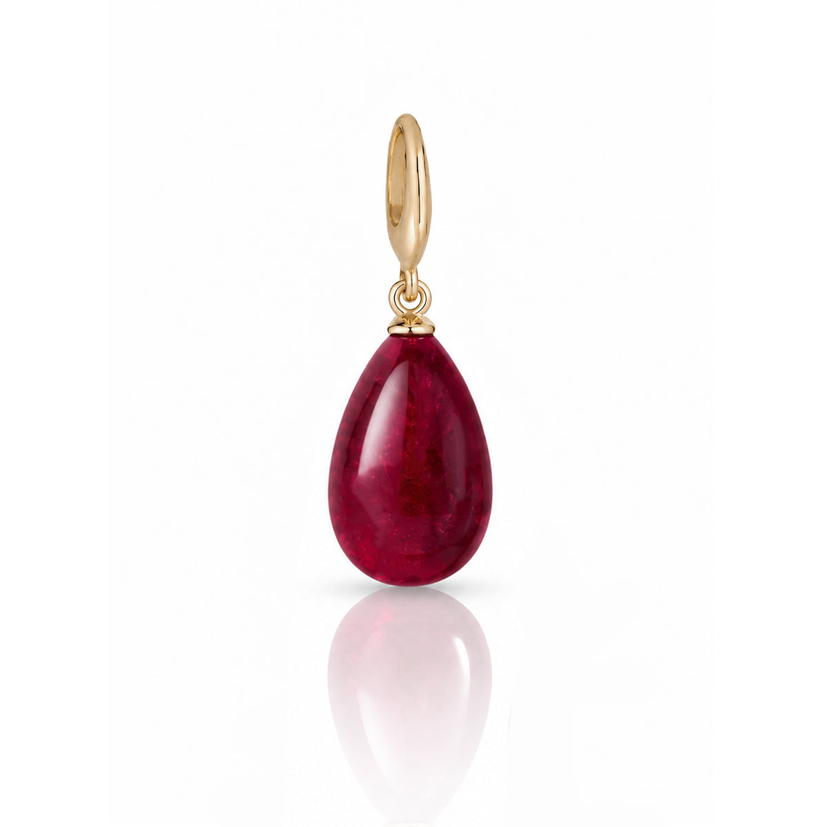 Ruby Droplet Charm