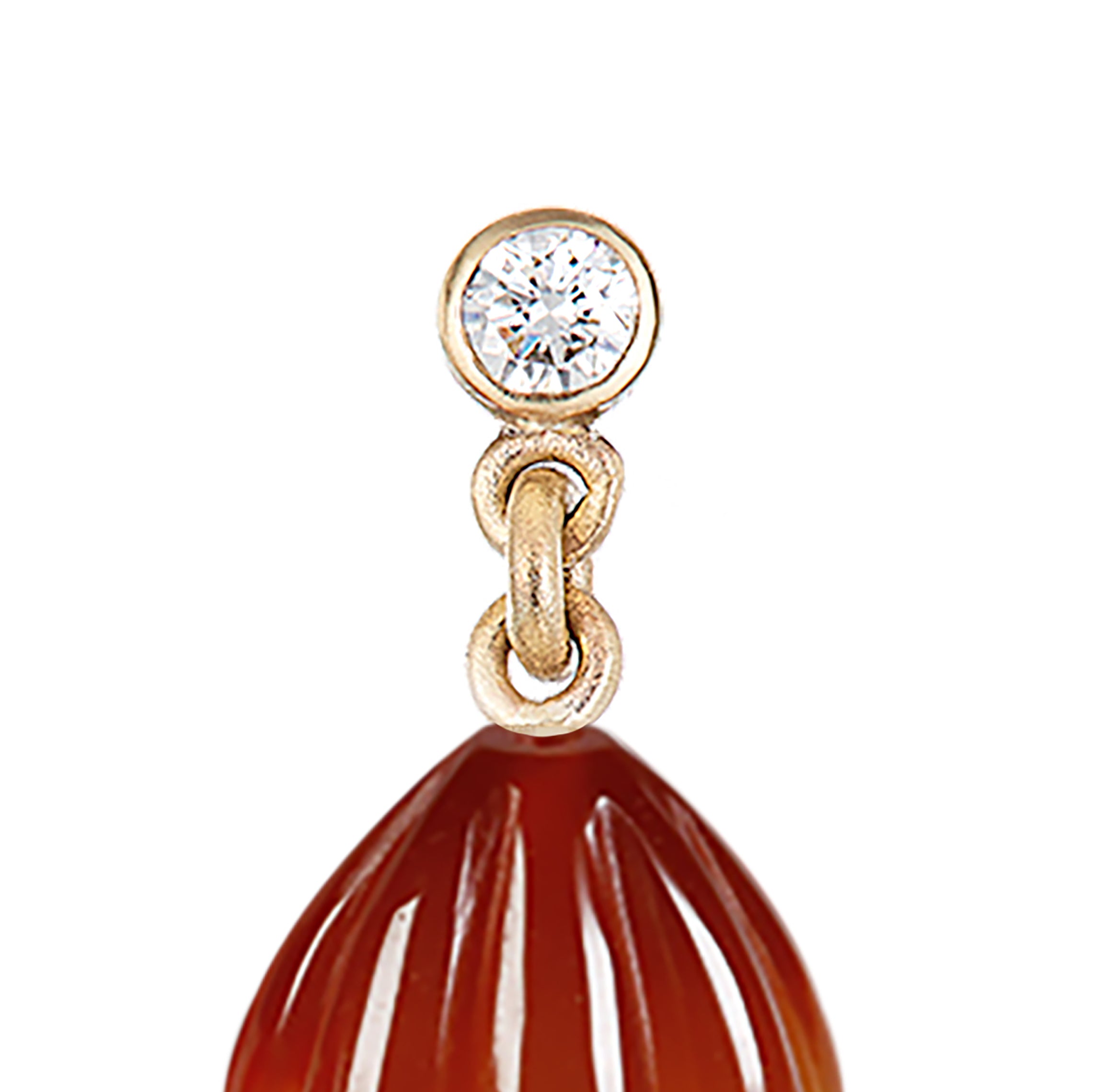 carnelian earrings, Dublin