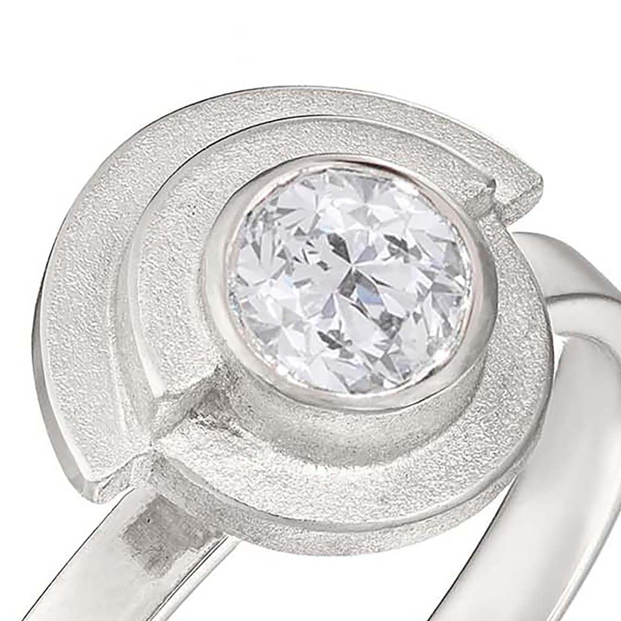 White Gold Diamond Deco Ring