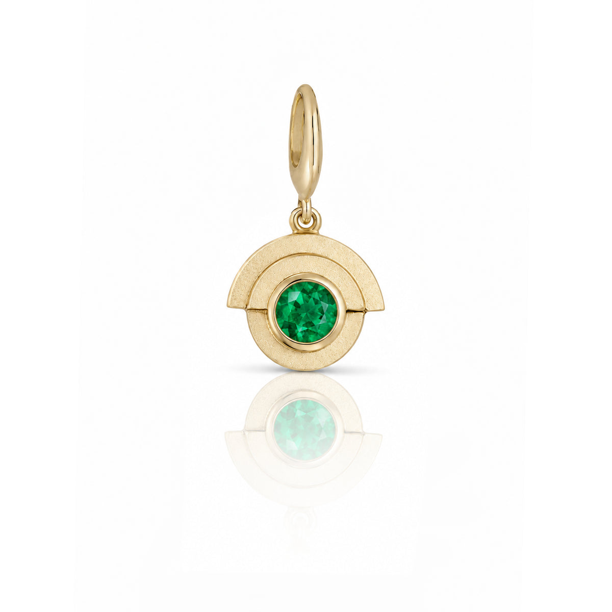 Emerald Deco Charm