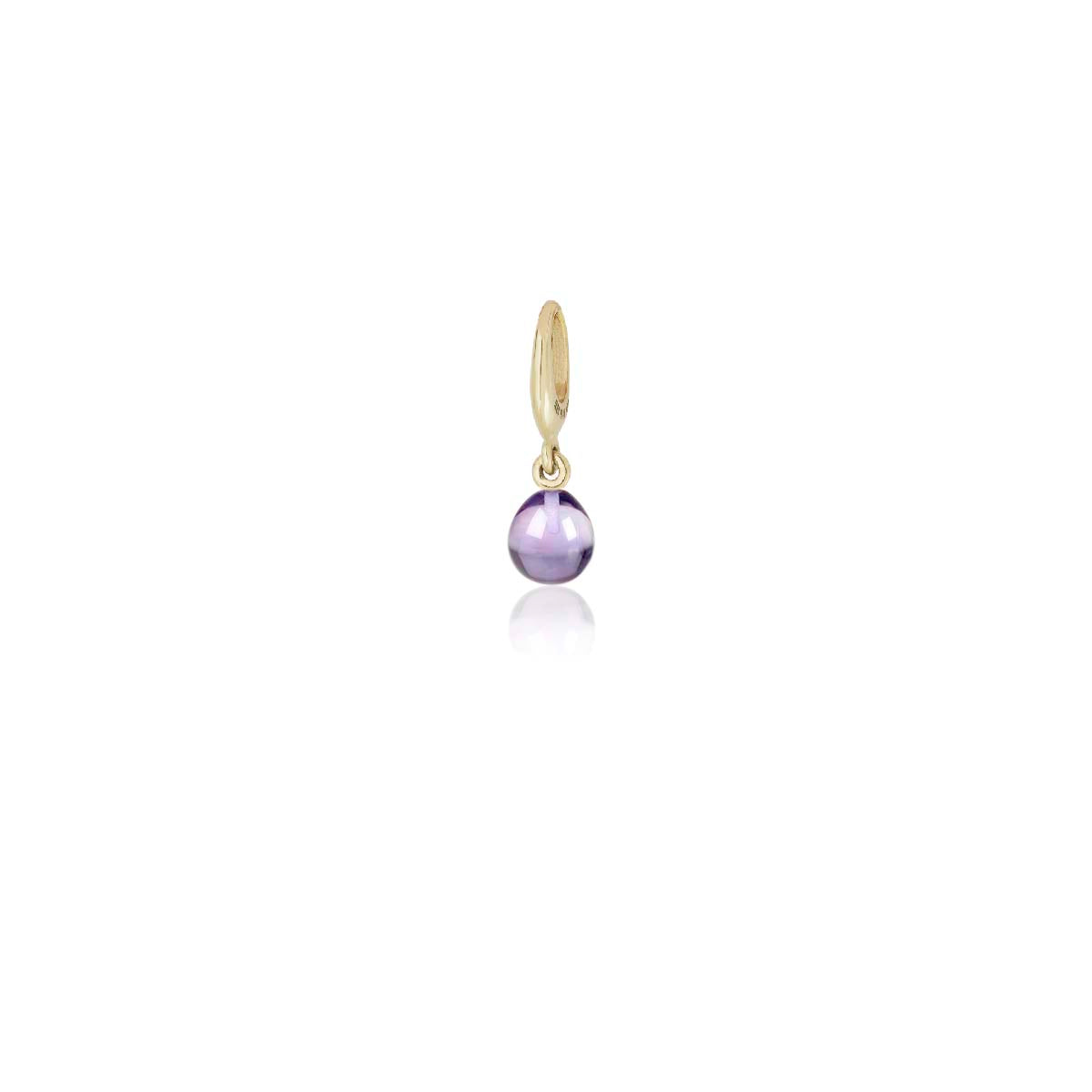 Mini Amethyst Droplet Charm