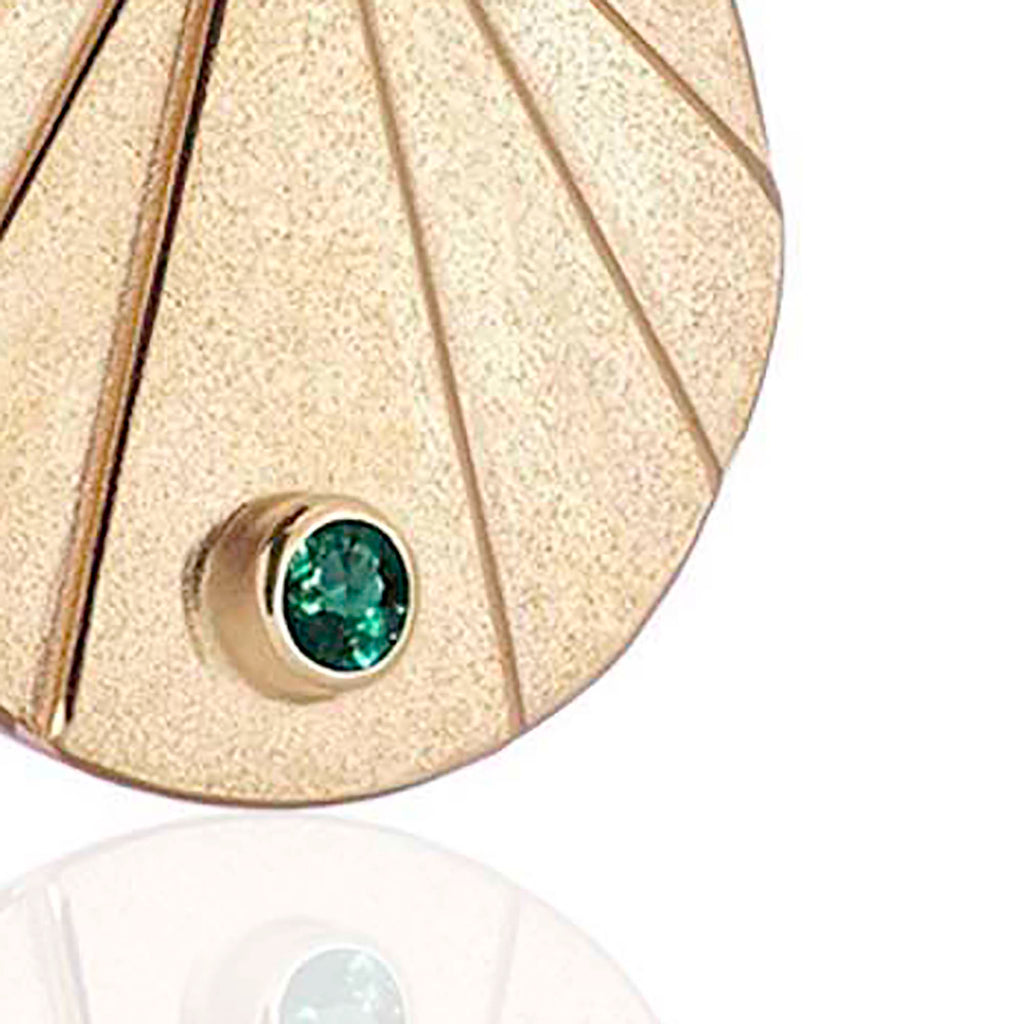 gold and emerald charm, Dublin