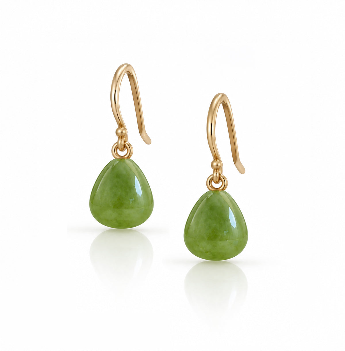 Jade Droplet Earrings