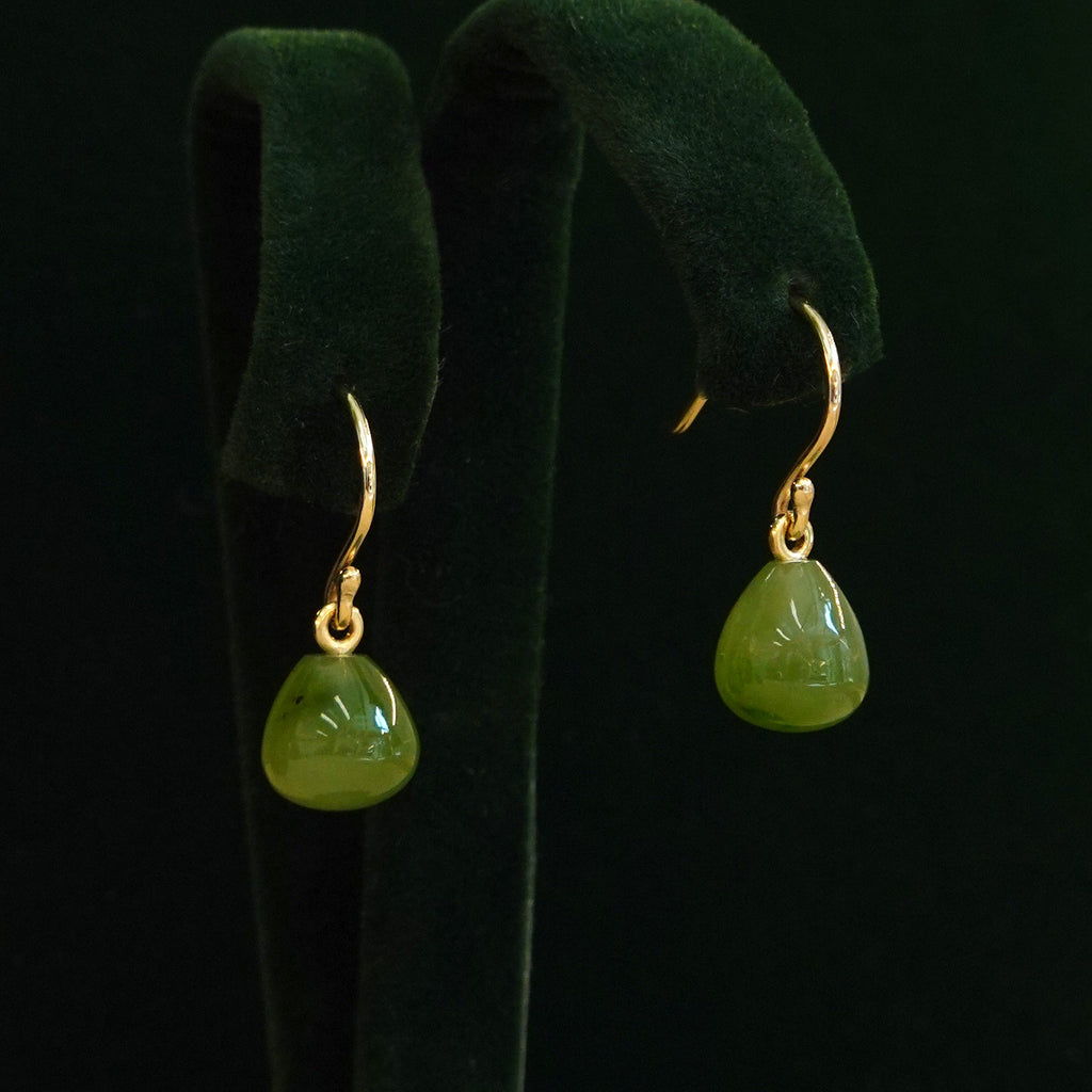 Jade Droplet Earrings
