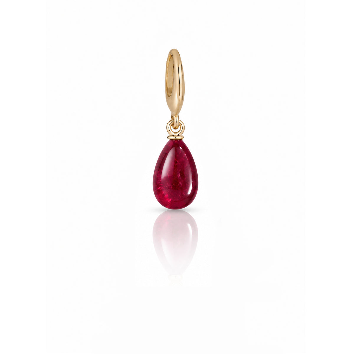Midi Ruby Droplet Charm