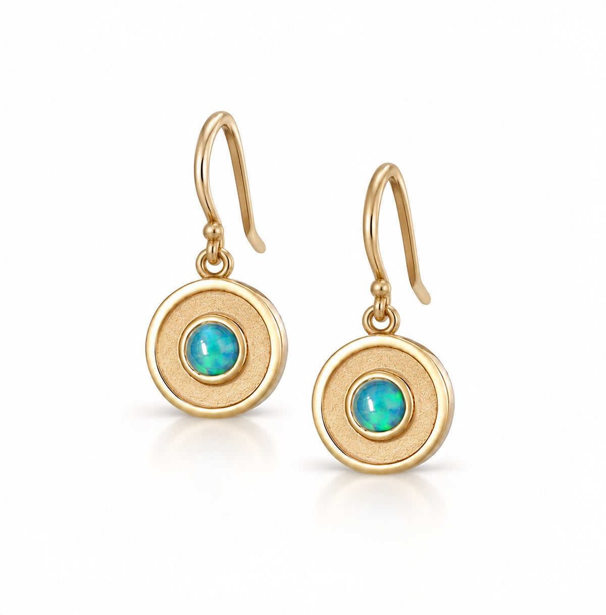 Opal Amulet Earrings