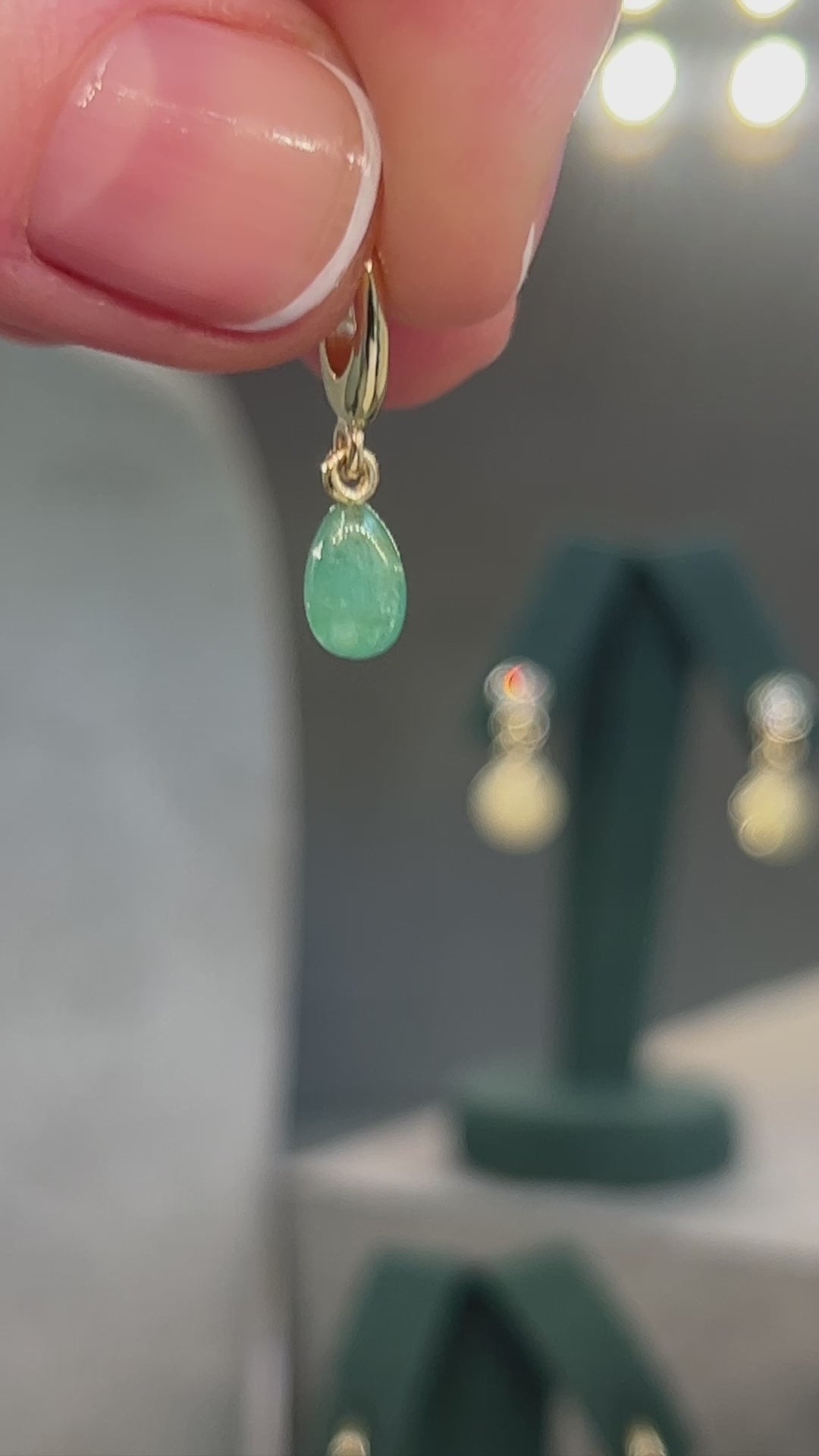 MINI EMERALD CHARM