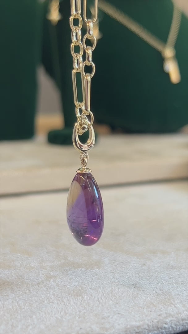 AMETRINE DROPLET CHARM
